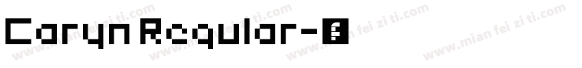 Caryn Regular字体转换